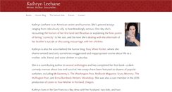 Desktop Screenshot of kathrynleehane.com